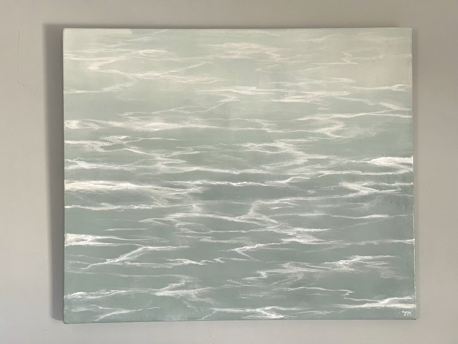 Abstract art of water-like textures.